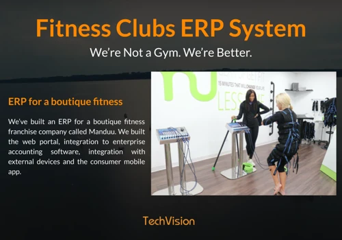 Fitness Clubs ERP System