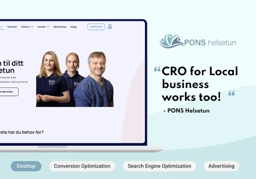 CRO for Local business works too!