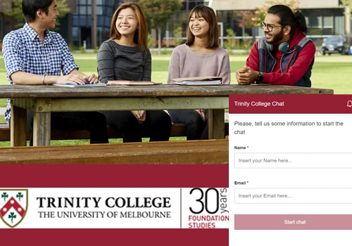 Trinity College - Foundation Studies Live Chat