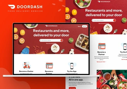 DoorDash – UI/UX Design, Web Design, Design System