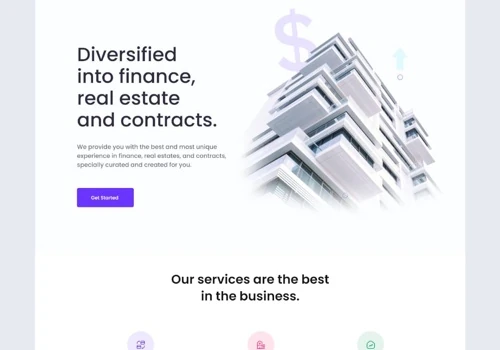 Finance/Estate Website