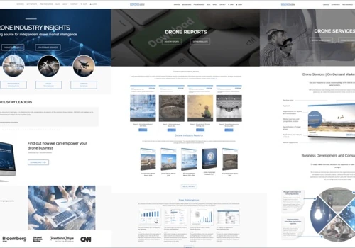 Website creation for Droneii.com