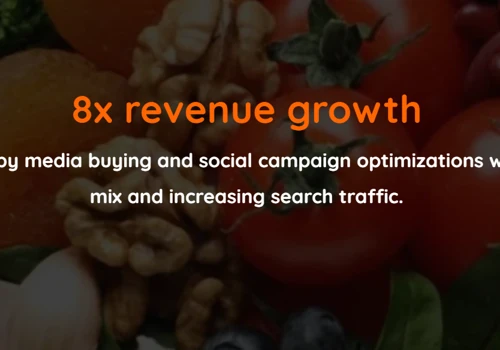 8x revenue growth