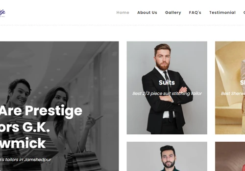 Prestige Tailors Website