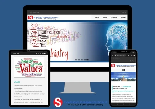 Website & App for Symphony Pharmaceuticals