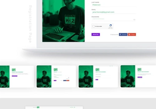 Elevate K-12 HR Portal UI & UX Design