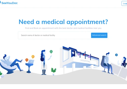 SeeYouDoc web and mobile apps