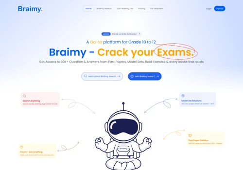 Braimy : An Ed-Tech Platform for Academics