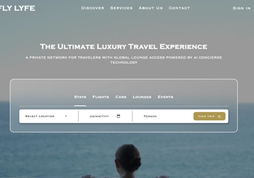 Flights, Hotel and Lounge booking website