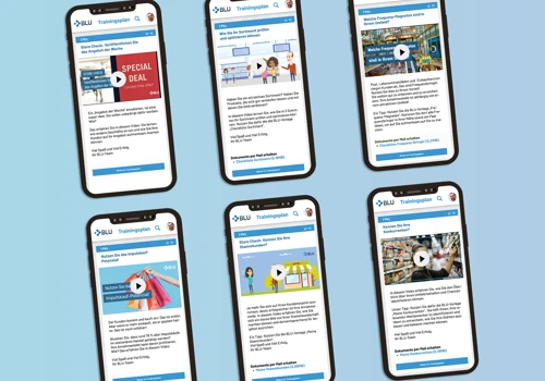 The BLU app makes you fit for business