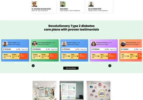 Healthcare management website