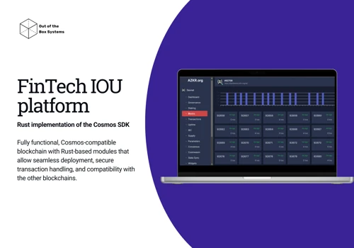 Gears/FinTech IOU platform back-end