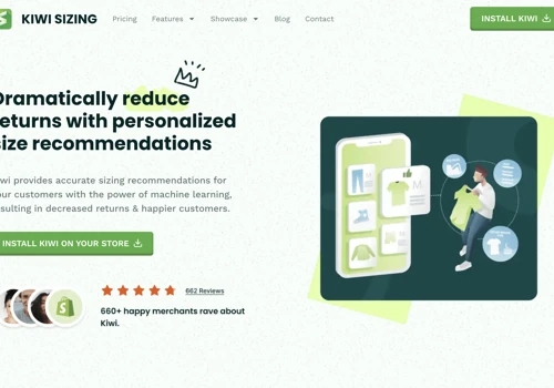 Kiwi Sizing Website Design and Development