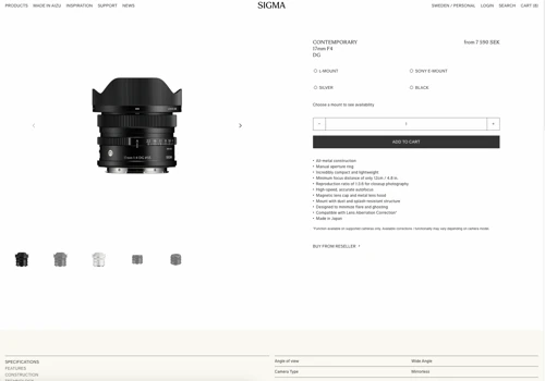 Sigma Imaging Hyvä Magento rebranding.