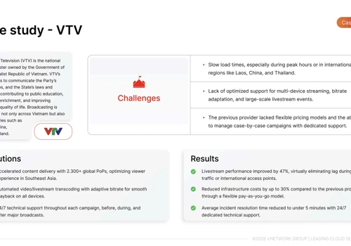 VTV Go – National-Scale Video Streaming