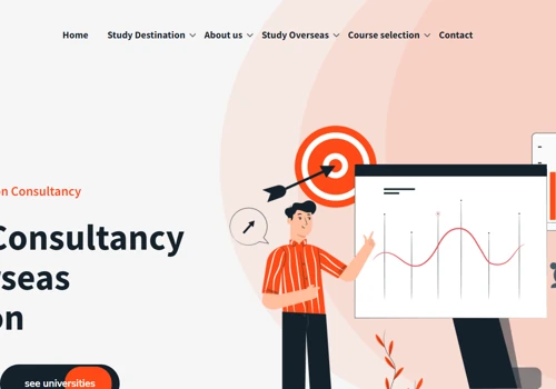 Web Design for Education Consultation Agency