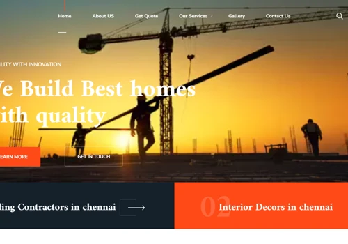 Web Design for Construction Company