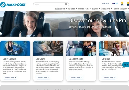Maxi-Cosi - Multi store Magento