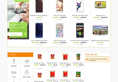 E commerce Website and Android Mobile Application