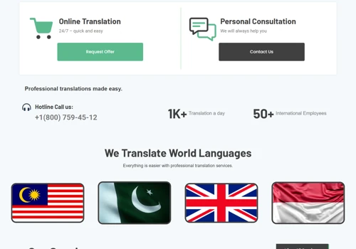 Designed LingiVillas Website
