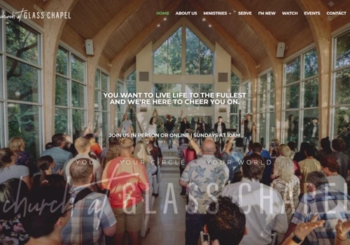 Website Design & SEO / The Church at Glass Chapel