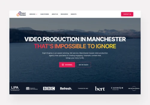 Eight Engines - Website Redesign