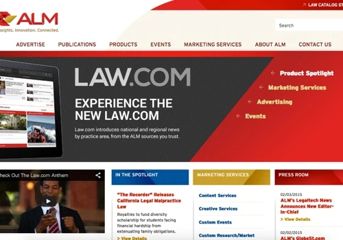 SEO for ALM and Law.com