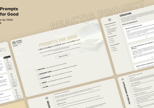 ReactJs Front-End Development for AI generative