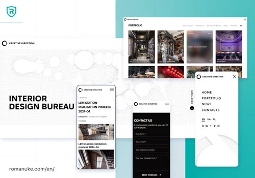 Branding and Website for Interior Bureau