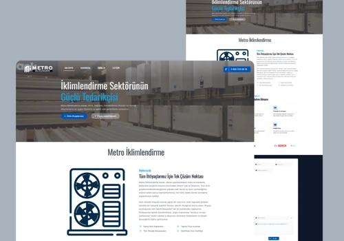 Metro İklimlendirme Web Design & Development