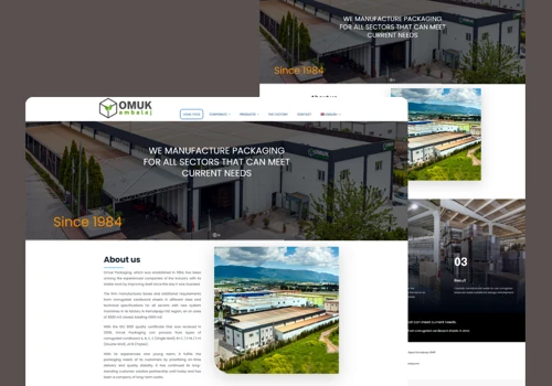 Omuk Ambalaj Web Design & Development