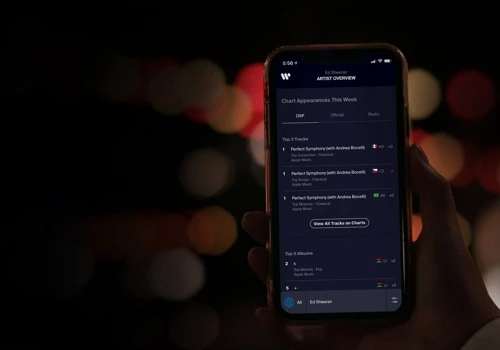 Warner Music Desktop and Mobile App Design