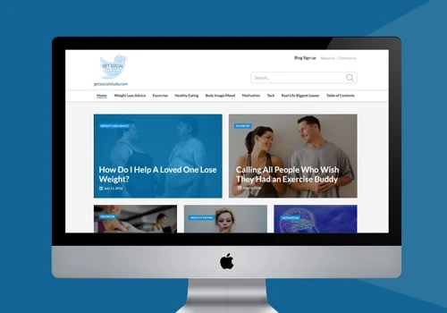Fitness Blog Website Design and Development USA