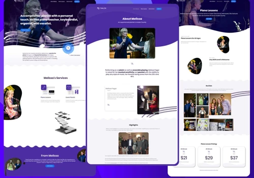 Musician Web Design