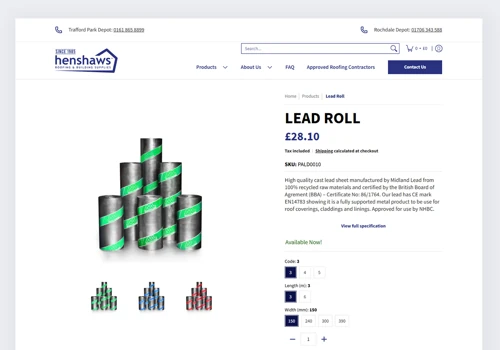 Henshaws Roofing & Building Supplies