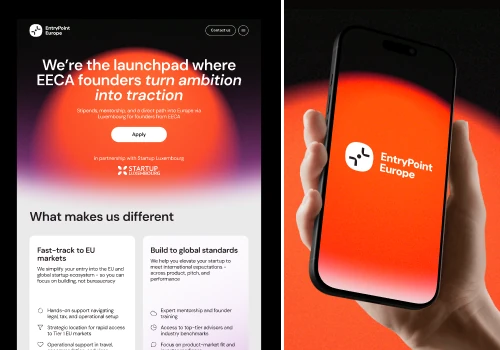 EntryPoint Europe. Luxembourg. Branding & Website