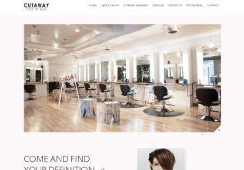 Salon booking website