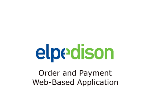 Order and Payment web-based application