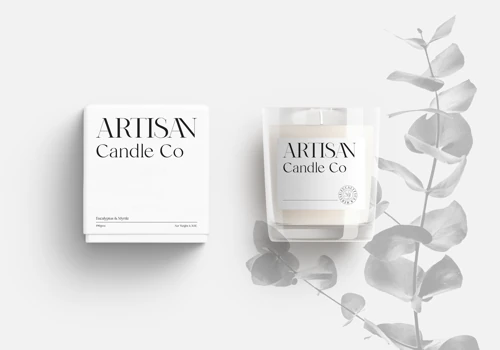 Branding Design for D2C Candle Brand