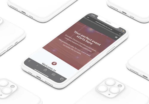www.eventeordiscos.co.uk - Web Design