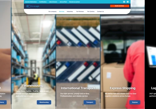 Custom logistics application
