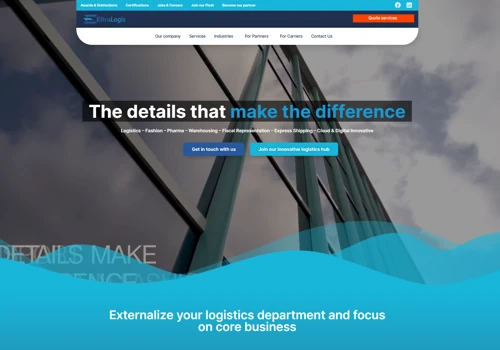 Eltra Logis website