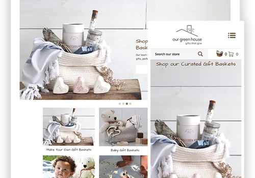 Baby Gift Baskets Store Migration, Design & Dev