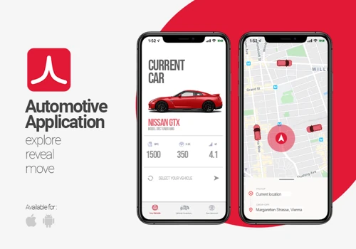 Mobile application for an electric car manufacturer