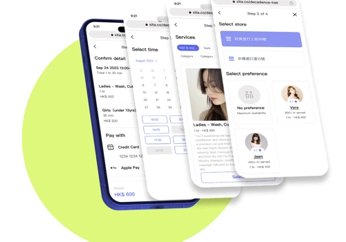 Online booking system