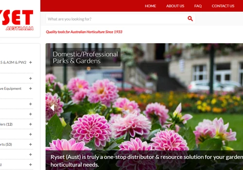Web development for Horticulture related company