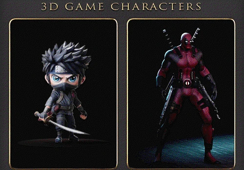 3D Game Character Design & Animation