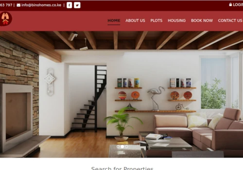 Bino Homes Real Estate Website