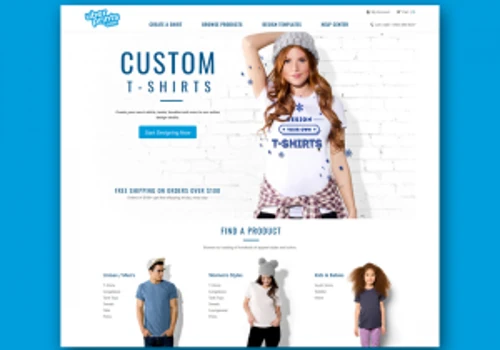 T-Shirt Designing Website