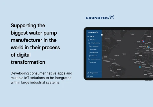 Accelerating digital development for Grundfos